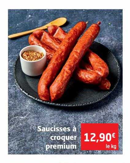 saucisses à croquer premium