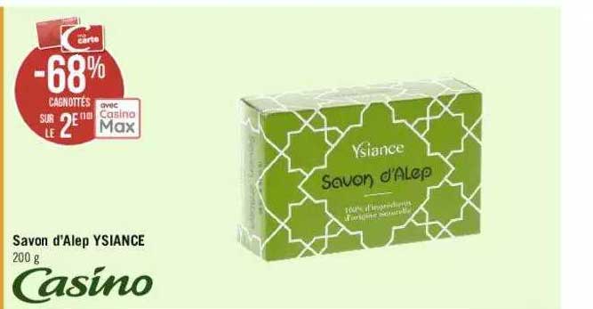 savon d'alep ysiance