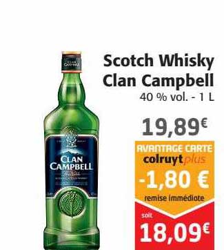 scotch whisky clan campbell