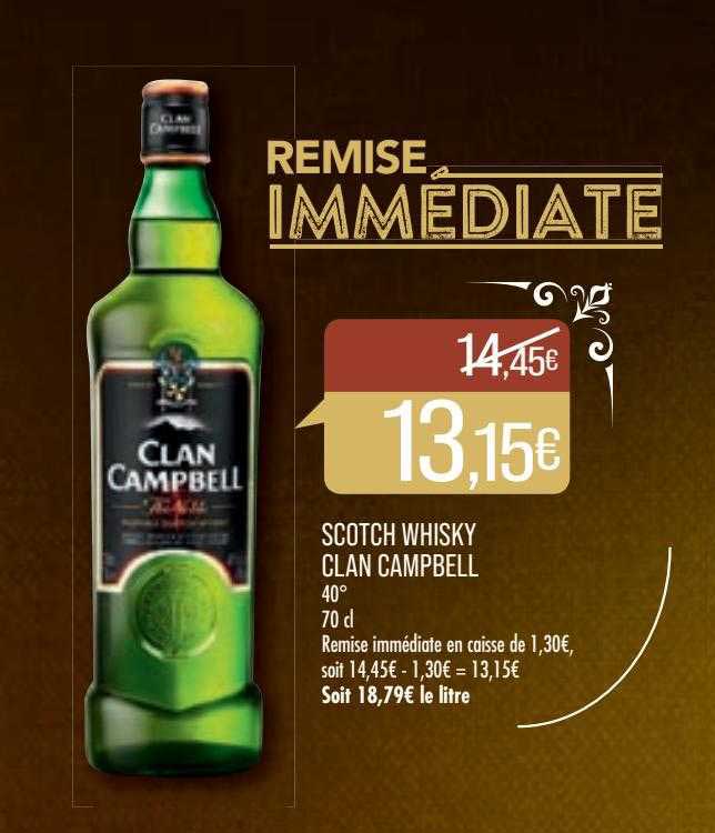 scotch whisky clan campbell