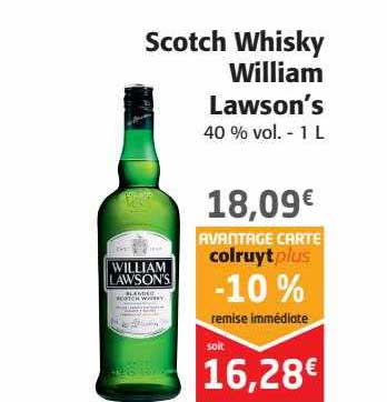scotch whisky william lawson's
