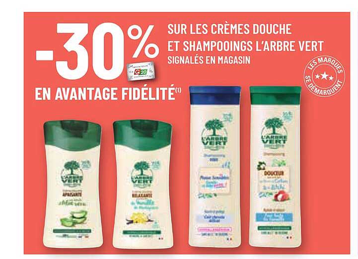 shampooings l'arbre vert