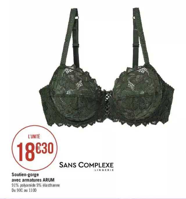 soutien-gorge avec armatures arum sans complexe