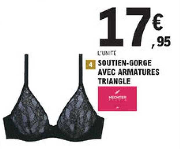 soutien-gorge avec armatures triangle