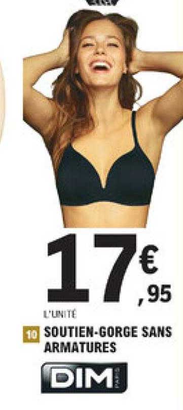 soutien-gorge sans armatures dim