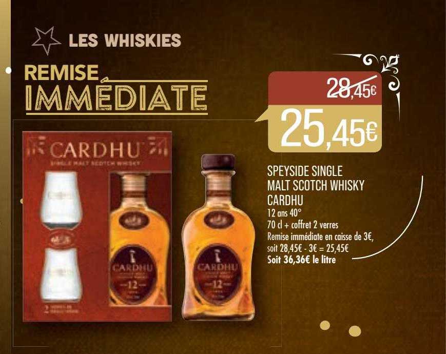 speyside single malt scotch whisky cardhu