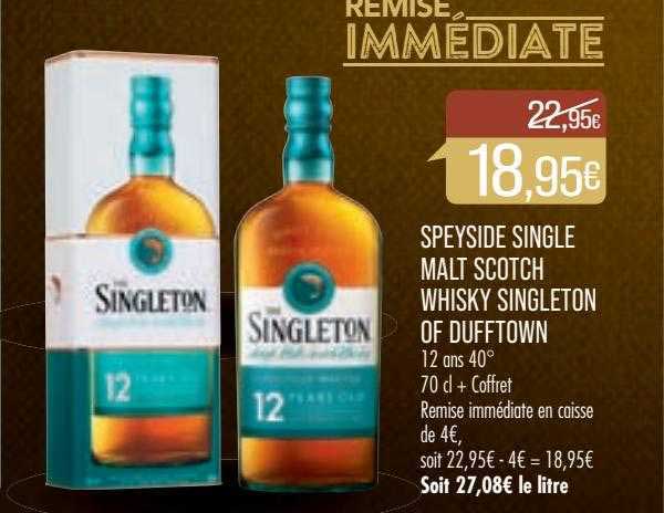 speyside single malt scotch whisky singleton of dufftown