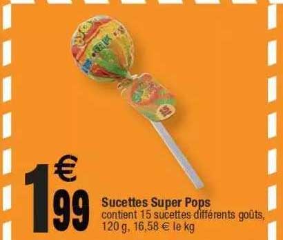 sucettes super pops