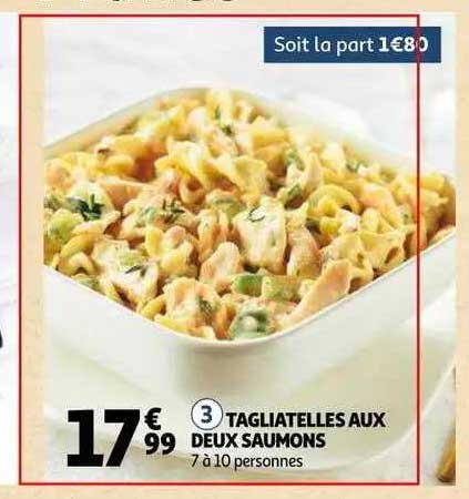 Tagliatelles Aux Deux Saumons