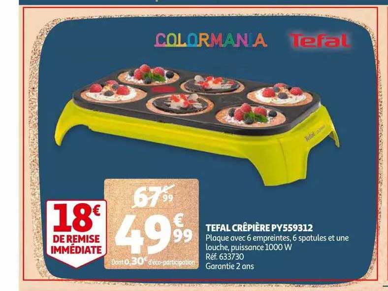 Tefal Crêpière Py559312