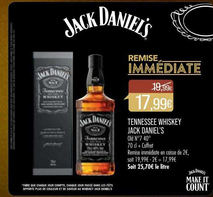 tennessee whiskey jack daniel's