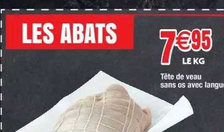 Tête De Veau Sans Os Avec Langue