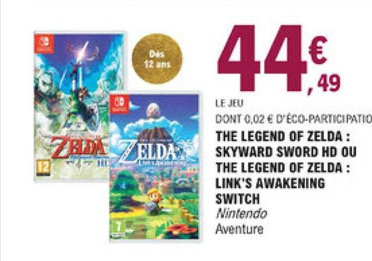 the legend of zelda : skyward sword hd ou the legend ofzelda : link's awakening awakening switch