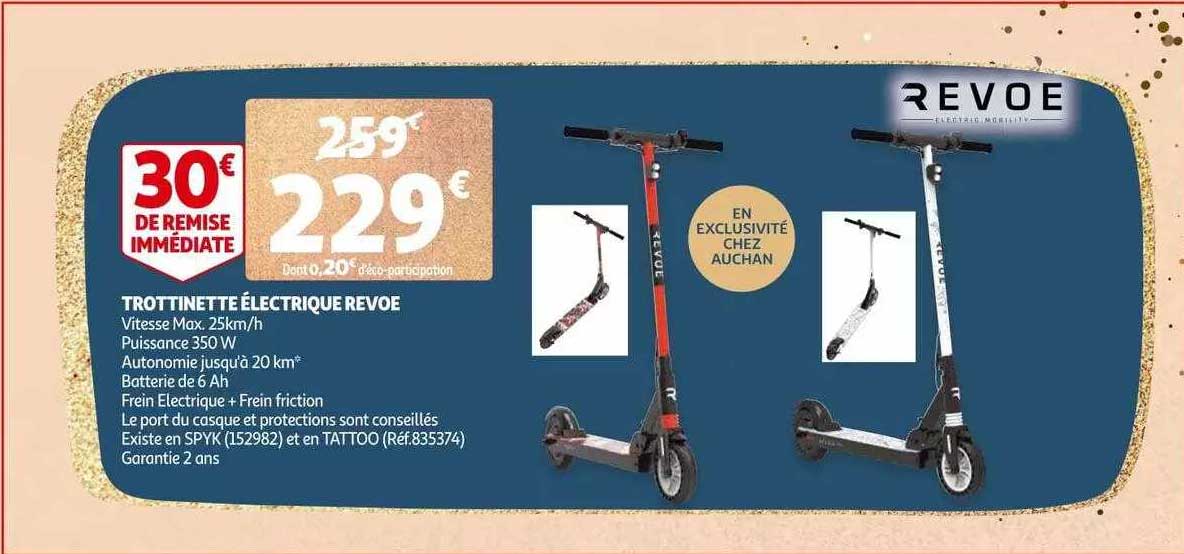 trottinette électrique revoe
