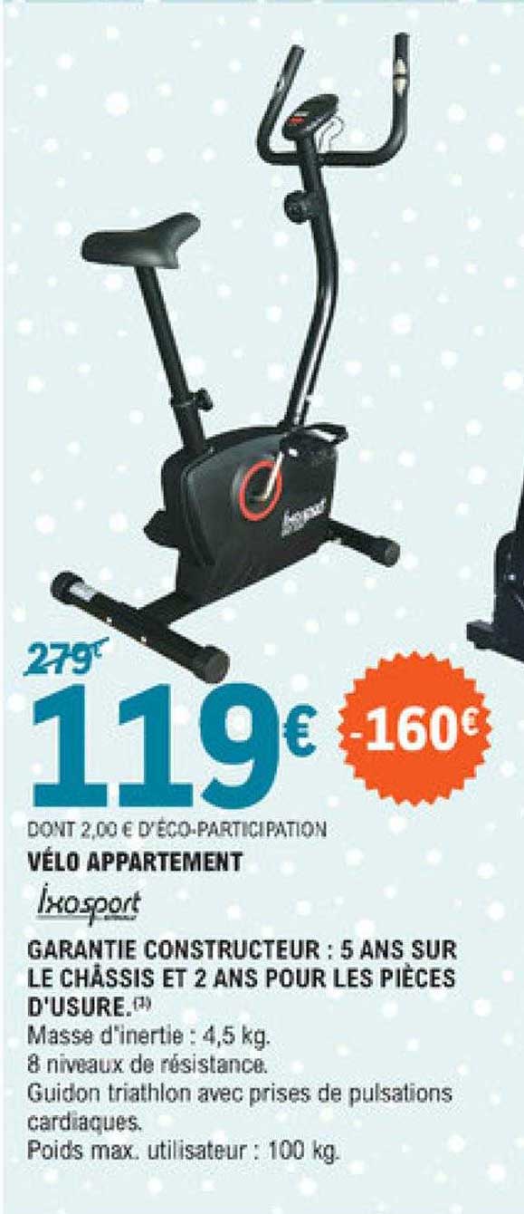 vélo appartement ixosport