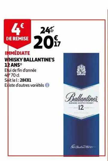 whisky ballantine's 12 ans