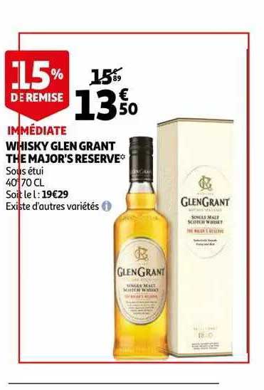 whisky glen grant the major's reserve