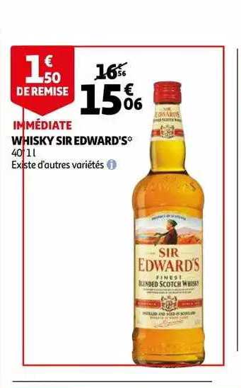 whisky sir edward's