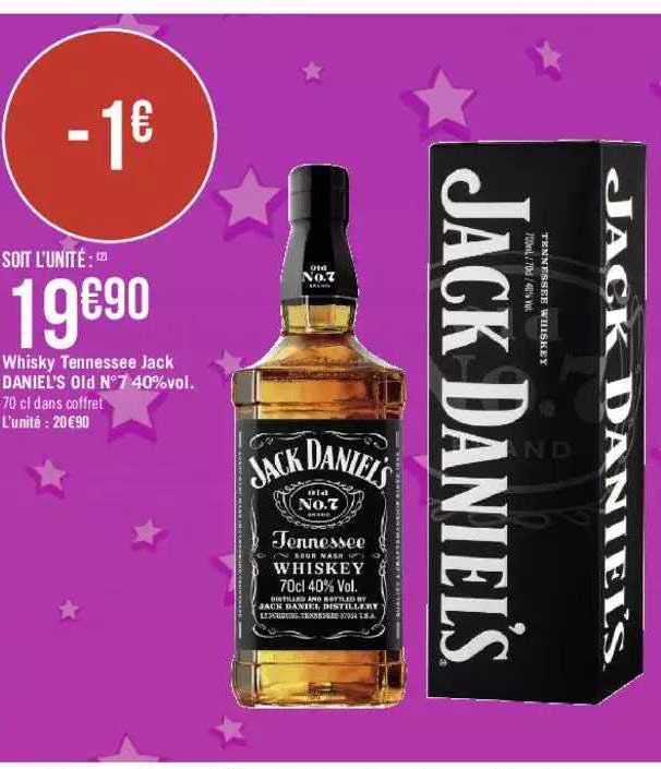 whisky tennessee jack daniel's old n°7 vol.