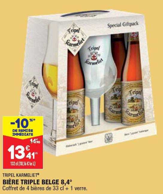 bière triple belge 8,4° tripel karmeliet