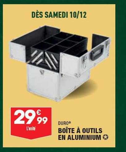 boîte à outils en aluminium duro
