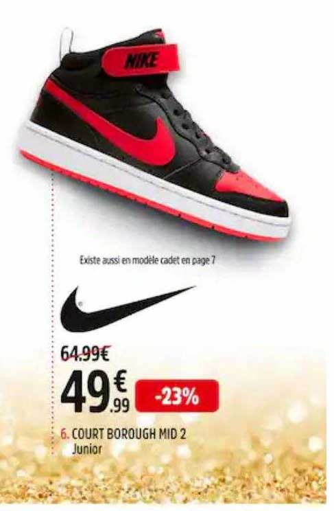 court borough mid 2 junior nike