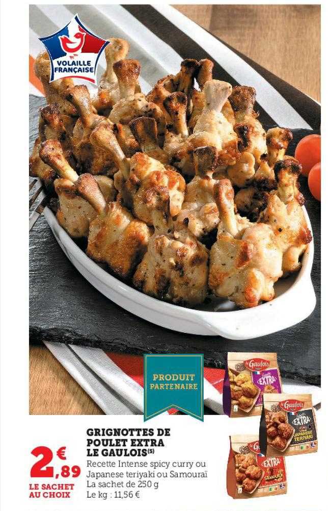 Grignotes De Poulet Extra Le Gaulois
