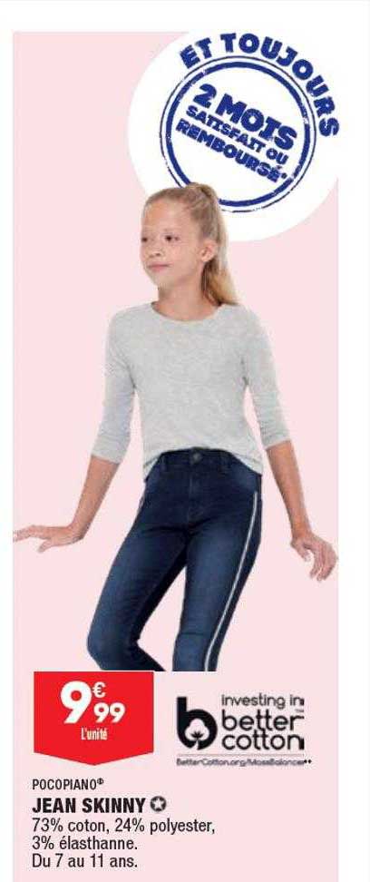 Jean Skinny Pocopiano