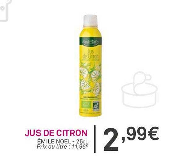 jus de citron émile noël