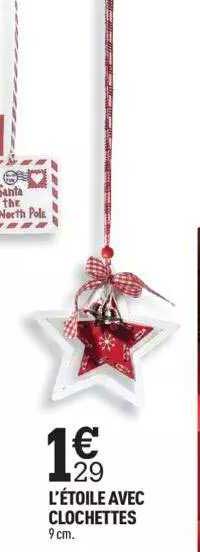 l'étoile avec clochettes