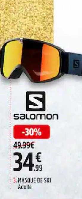 Masque De Ski Adulte Salomon