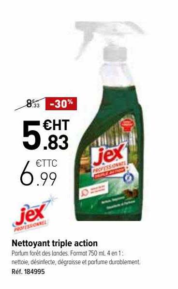 nettoyant triple acton jex