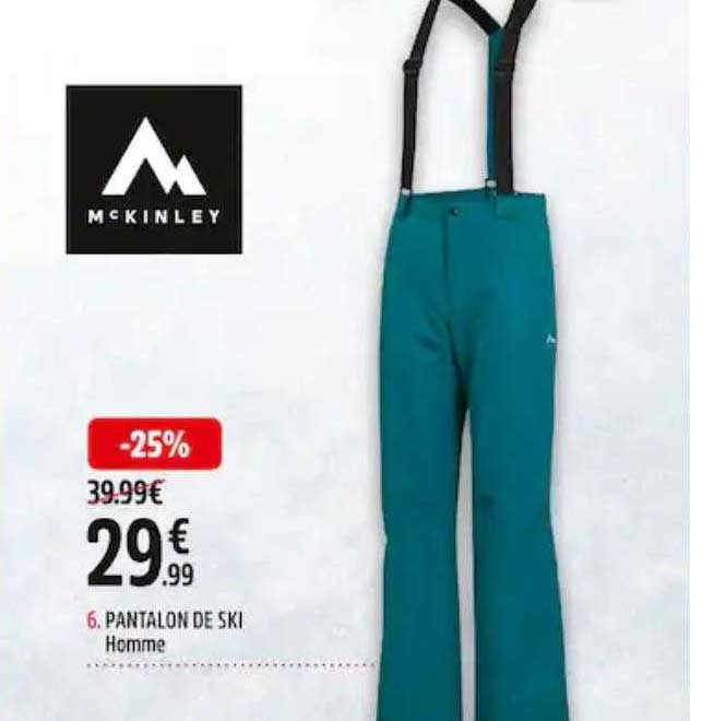 pantalon de ski homme mc kinley
