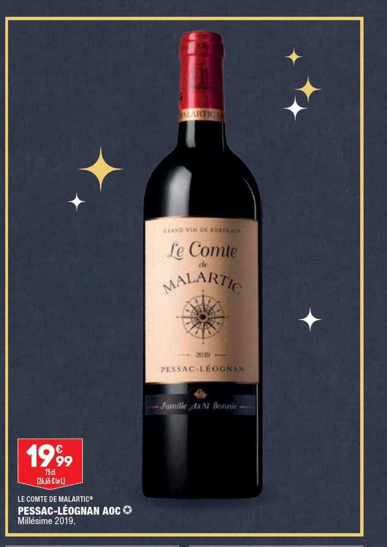 Pessac Léognan aoc le comté de malartic