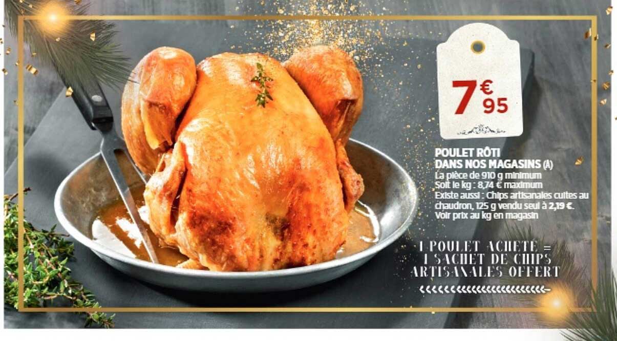 poulet rôti dans nos magasins