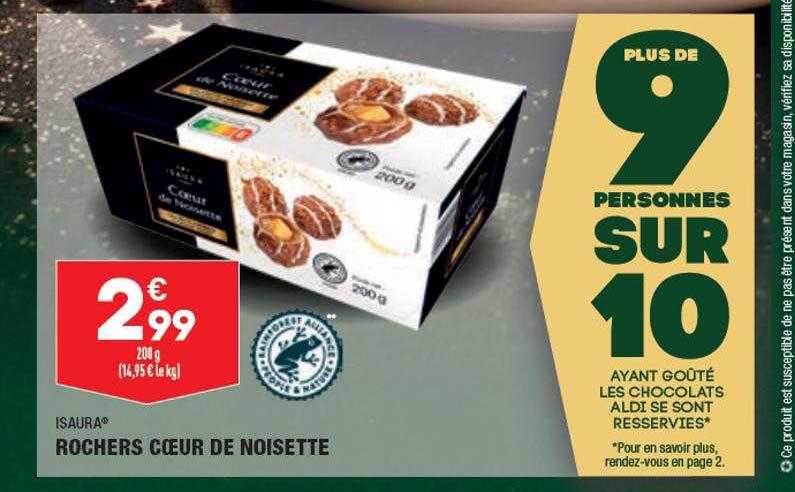 rochers cœur de noisette isaura