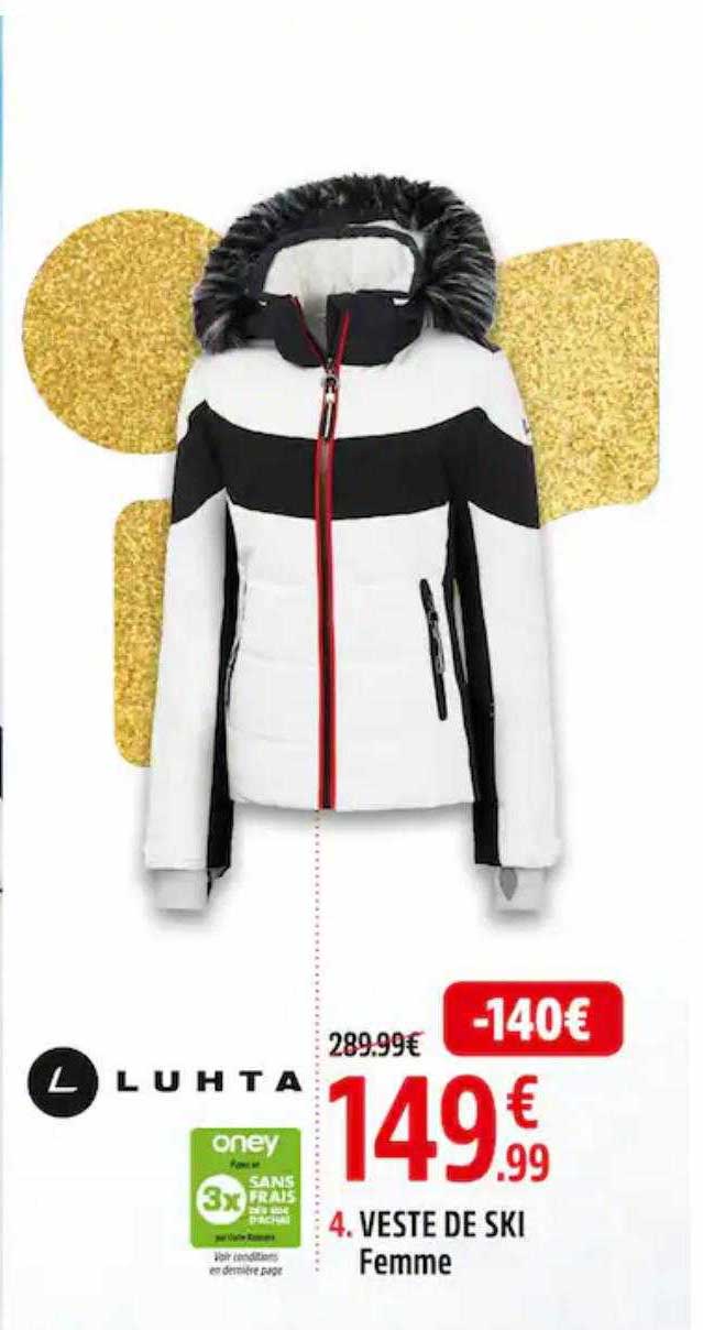 veste de ski femme luhta