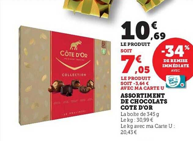 Assortiment De Chocolats Côte D'or