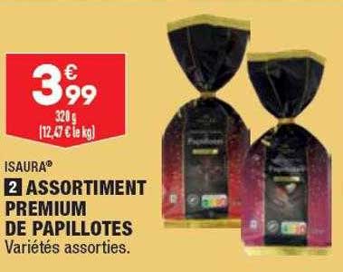 assortiment premium de papillotes isaura