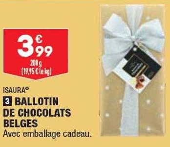 Ballotin De Chocolats Belges Isaura
