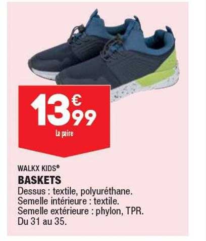 Baskets Walkx Kids