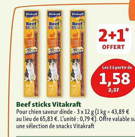 beef sticks vitakraft
