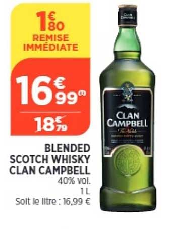 blended scotch whisky clan campbell