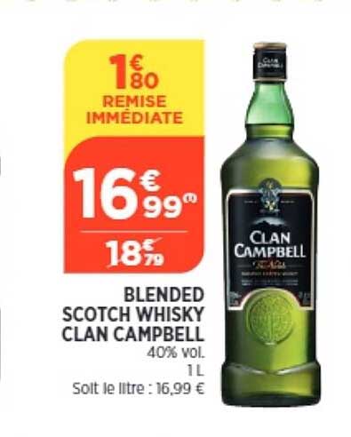 blended scotch whisky clan campbell