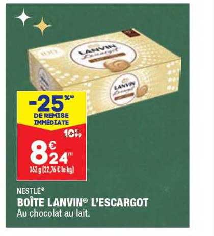 boîte lanvin l'escargot nestlé