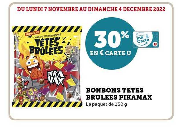 bonbons têtes brûlées pikamax