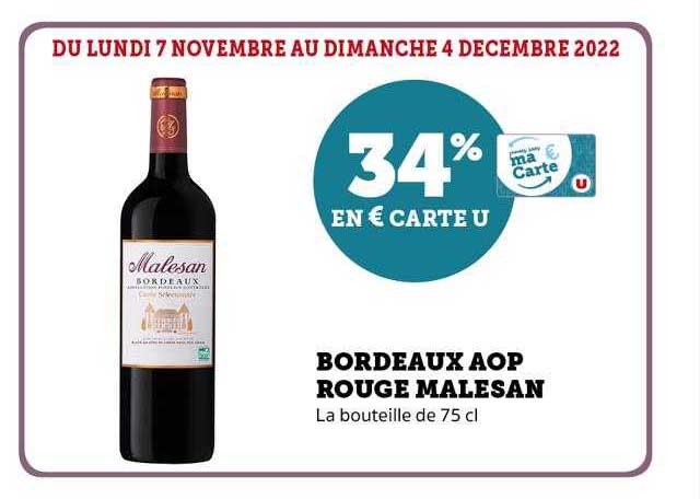 Bordeaux Aop Rouge Malesan