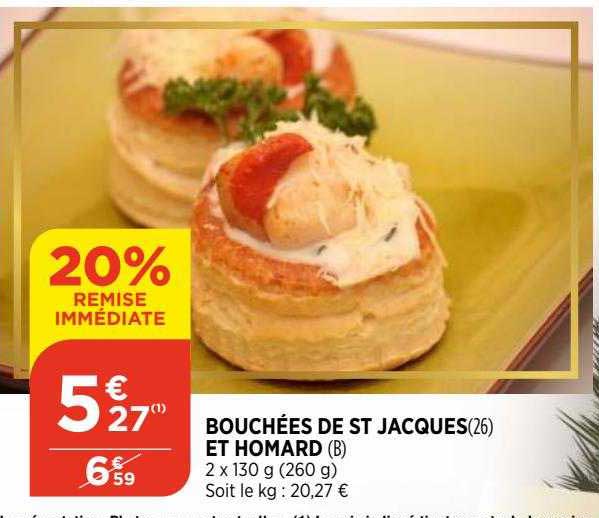 Bouchées De St Jacques Et Homard
