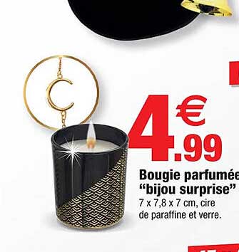 bougie parfumée "bijou surprise"