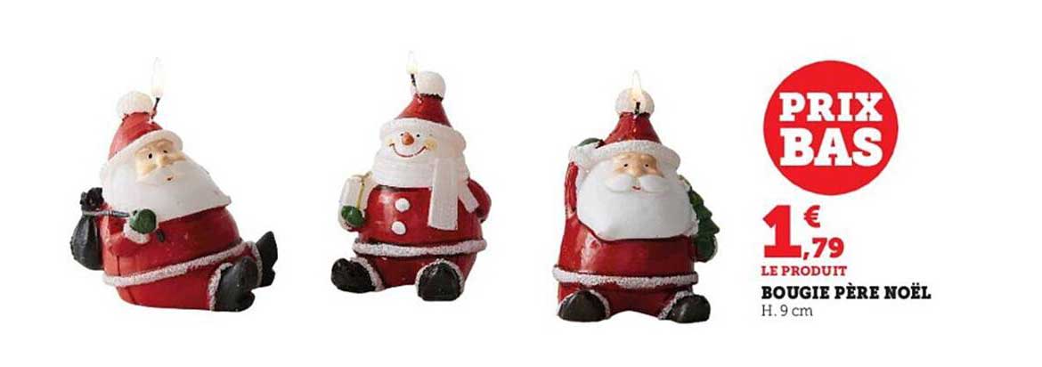 Bougie Père Noël